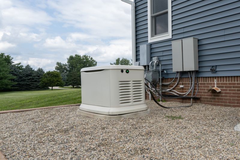 Residential Backup Generator in Yard